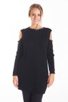 PULL-GIRO DE HOMBROS DENUDEES 4093 NEGRO