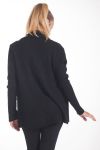 GILET MAGLIA INDIETRO AJOURE 4094 NERO