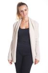 GILET MAGLIA INDIETRO AJOURE 4094 BEIGE