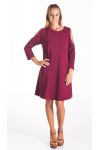 KLEID PERLEN 4096 BORDEAUX