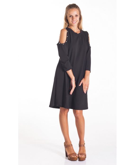 KLEID PERLEN 4096 SCHWARZ