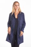 WESTE/JACKE HAT KAPUZE 4099 BLAU