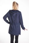 VEST/JAS HEEFT EEN CAPUCHON 4099 BLAUW