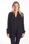 GILET MOHAIR 2 POCHES 4105 NOIR