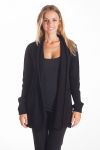 GILET MOHAIR 2 POCHES 4105 NOIR