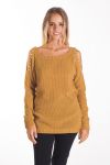 PULL MOHAIR PERLES 4115 MOUTARDE