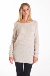 PULL MOHAIR PERLES 4115 BEIGE