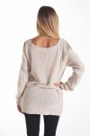 PULL MOHAIR PERLES 4115 BEIGE