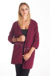 JACKE ZIPPEE 4112 BORDEAUX