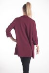 JACKE ZIPPEE 4112 BORDEAUX