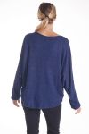 PULL DOUX PERLES 4137 BLEU