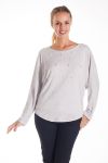 PULL DOUX PERLES 4137 GRIS