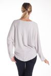 PULL DOUX PERLES 4137 GRIS