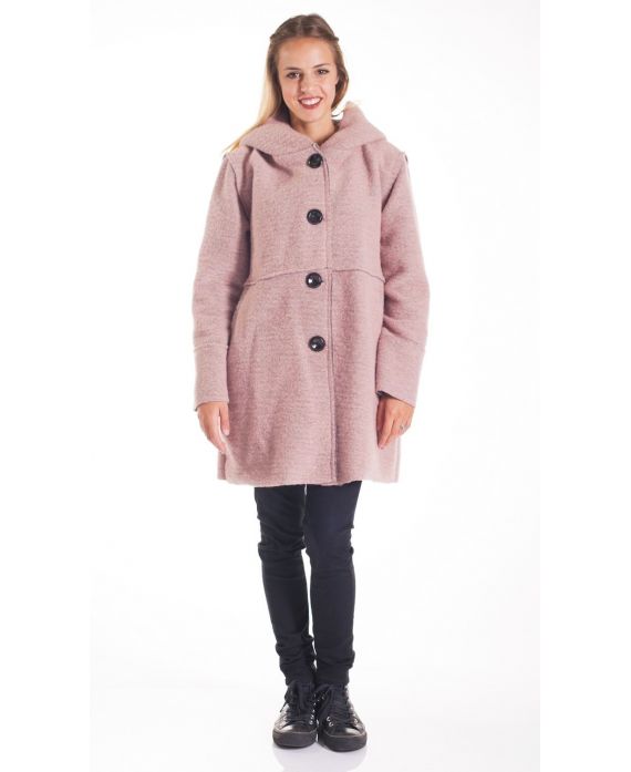 CAPPOTTO PULSANTI 4157 ROSA