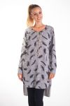 PULL TUNIQUE BIJOU 4100 GRIS