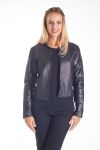 VESTE SIMILI CUIR 4134 NOIR