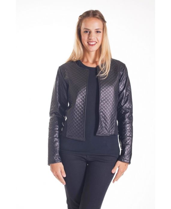 JACKE KUNSTLEDER 4134 SCHWARZ