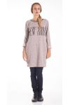 PULL TUNIQUE NY 2 POCHES 4132 BEIGE