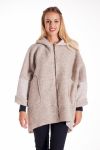 MANTEAU ZIPPE 4150 BEIGE