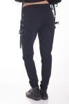 PANTALONES DE ENCAJE-UP 4154 NEGRO