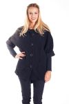 CAPPOTTO PULSANTI 4149 NERO