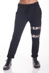 PANTALON PAILLETTES 4156 NOIR