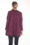 PULL ECRITURES 4127 BORDEAUX