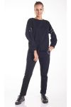 SWEATSHIRT MIT PERLEN 4151 SCHWARZ