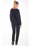 SWEATSHIRT MIT PERLEN 4151 SCHWARZ