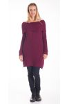 PULL ROBE MAILLE 4200 BORDEAUX