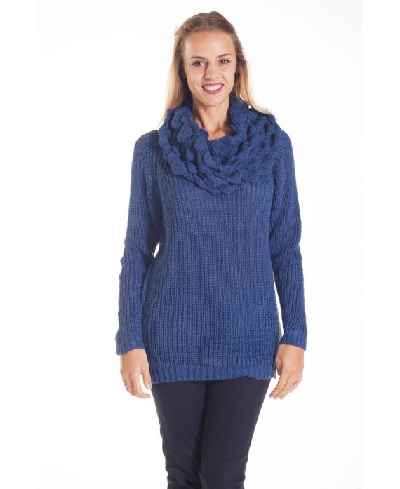 NECK SWEATER BALL 4205 BLUE