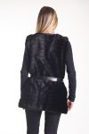 CHAQUETA DE ABRIGO SINTÉTICO 4210 NEGRO