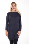 PULLOVER TUNIKA TASCHEN 4215 SCHWARZ