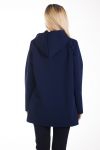 JACKET HAS HOOD 4216 BLUE