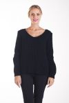 PULLOVER MOHAIR 4217 BLACK