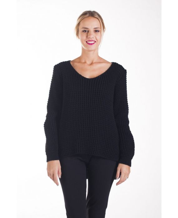 PULLOVER MOHAIR 4217 BLACK