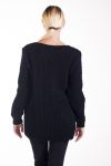 MAGLIONE MOHAIR 4217 NERO