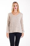 MAGLIONE MOHAIR 4217 BEIGE