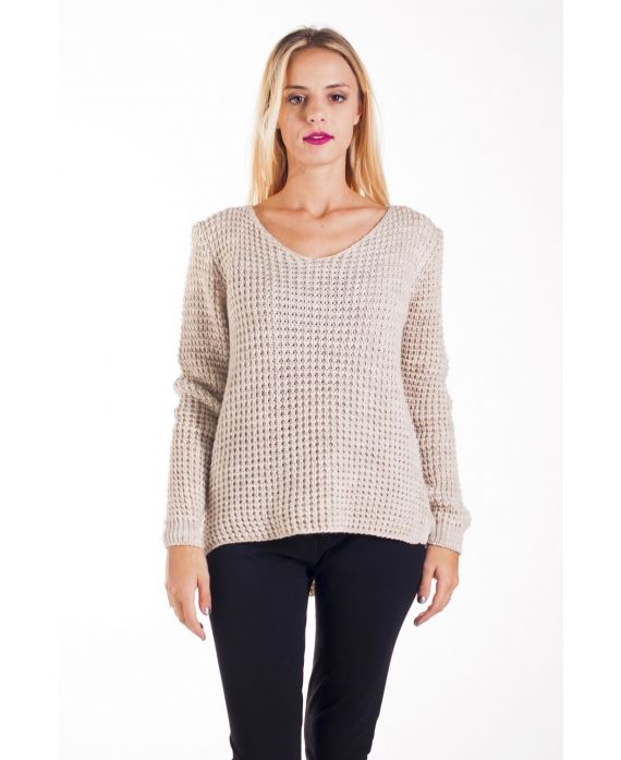 PULLOVER MOHAIR 4217 BEIGE