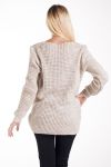 EEN TRUI VAN MOHAIR 4217 BEIGE