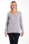 MAGLIONE MOHAIR 4217 GRIGIO