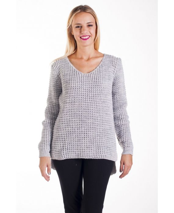 PULLOVER MOHAIR 4217 GRAY