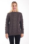 MAGLIONE MOHAIR TWIST 4221 TAUPE