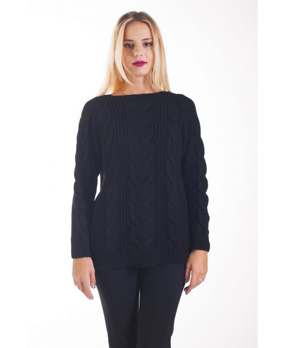 JERSEY DE MOHAIR GIRO 4221 NEGRO