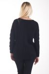 JERSEY DE MOHAIR GIRO 4221 NEGRO