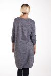 SWEATER TUNIC JEWELRY 4140 GRAY