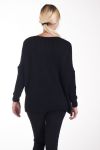 PULLOVER PERLES 4222 NOIR