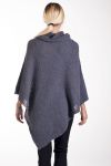 CAPE PONCHO BREIEN 4236 GRIJS