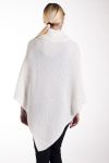 CAPE PONCHO BREIEN 4236 BLAUW