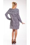 SWEATER DRESS MOHAIR 4241 BLACK